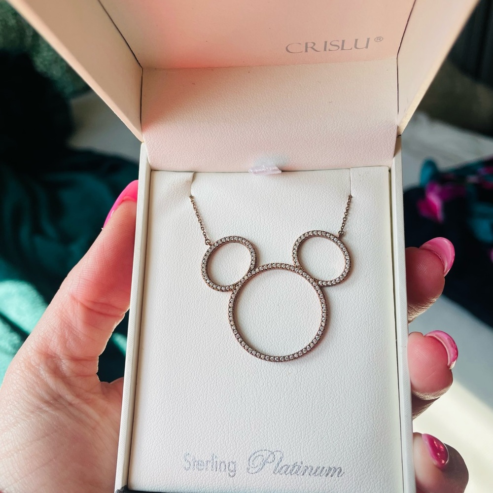 Disney X Crislu Mickey Mouse Necklace